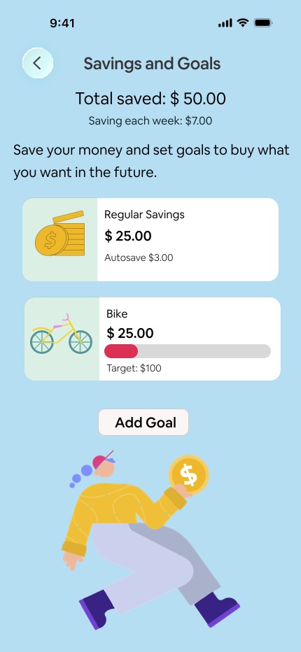 Savings Screen